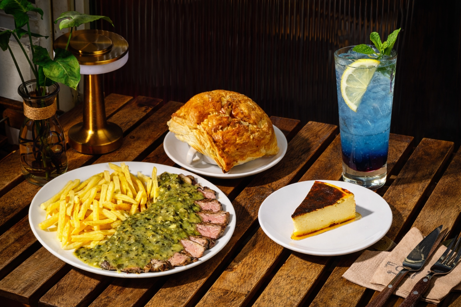 Plated food dan drinks dari FORK BALI untuk presentasi menu atau catering.